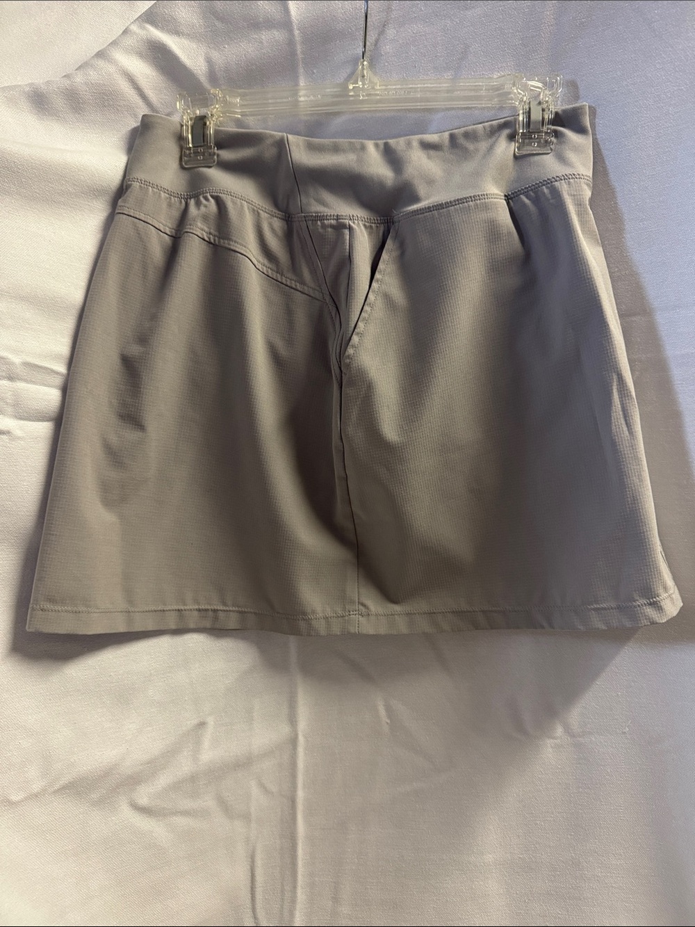 Orvis Light Gray Active Skort Sport Golf Tennis Pickleball Activewear Size S - Picture 13 of 13